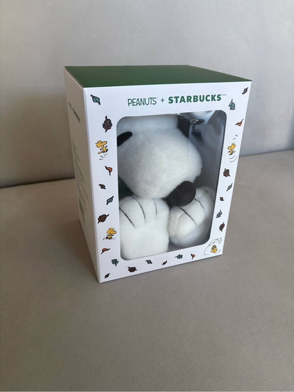 New in box Peanuts x Starbucks White Snoopy Plush - Collectiblew